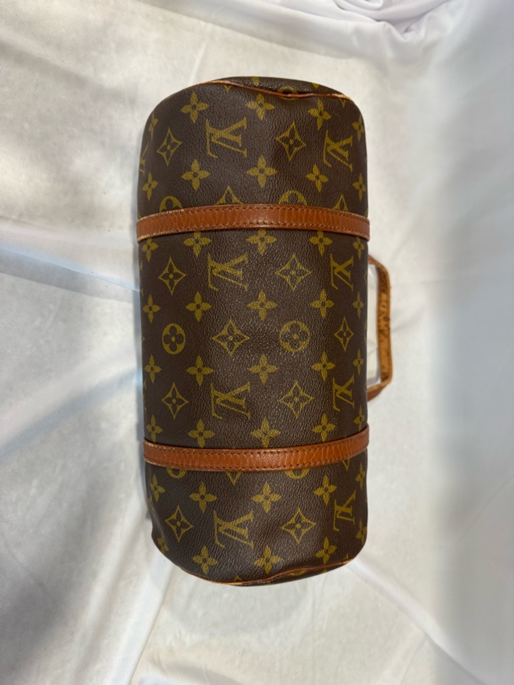 Authentic Louis Vuitton Monogram Papillon 30 size Barrel Bag in Brown and Tan - Picture 4 of 9